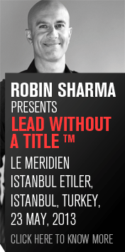 Robin Sharma in Istanbul, Turkey, 23 May 2013, Click to know more