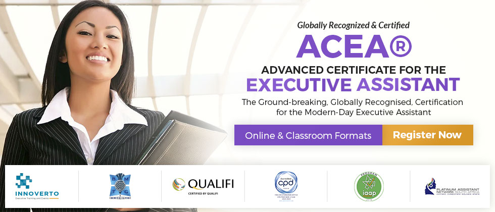 Advanced Certificate for the Executive Assistant (ACEA®) - Header banner