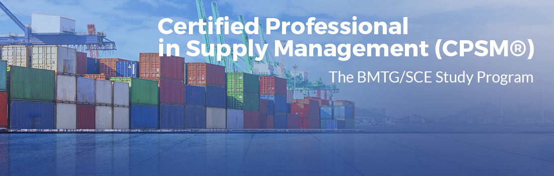 Certified Professional in Supply Management (CPSM®) header banner