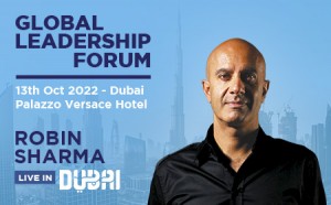 Robin Sharma Live in Dubai - Global Leadership Forum - Innoverto ...